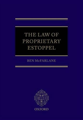 Cover image for The Law of Proprietary Estoppel