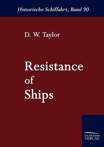 Cover image for Resistance of Ships