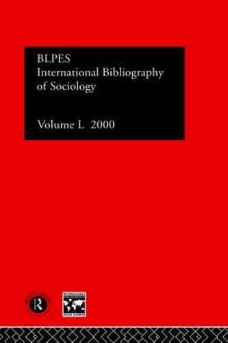 Cover image for IBSS: Sociology: 2000 Vol.50