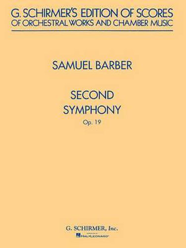 Cover image for Second Symphony, Op. 19: Study Score