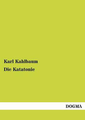 Cover image for Die Katatonie