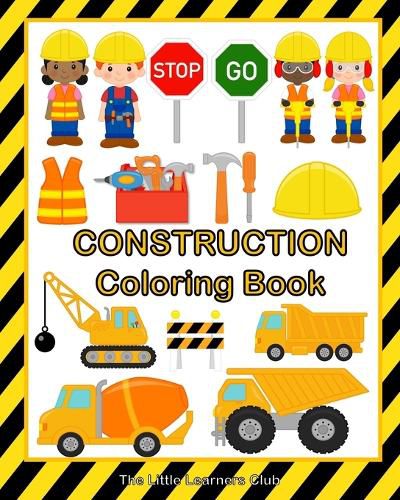 Cover image for Construction Coloring Book