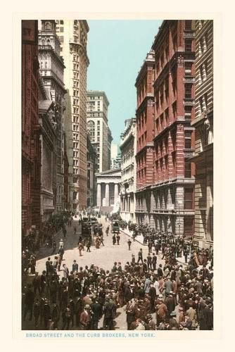 Cover image for Vintage Journal Broad Street, Curb Brokers, New York City