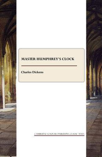 Cover image for Master Humphrey's Clock