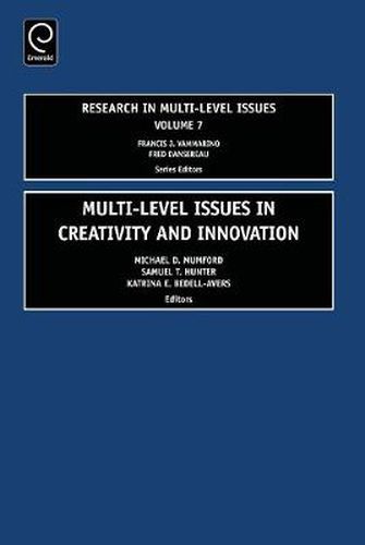 Cover image for Multi Level Issues in Creativity and Innovation