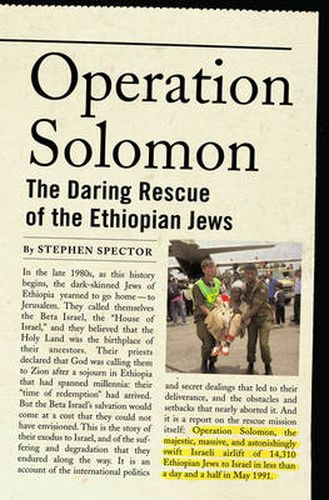 Operation Solomon: The Daring Rescue of the Ethiopian Jews