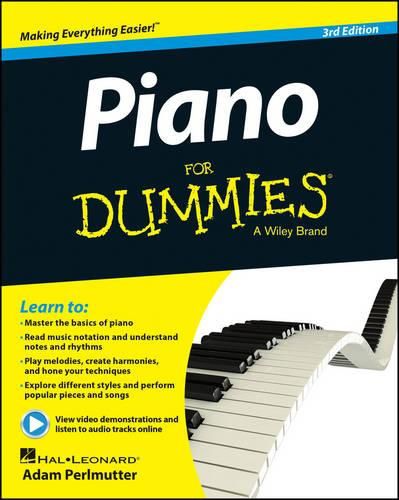 Cover image for Piano For Dummies: Book + Online Video & Audio Instruction