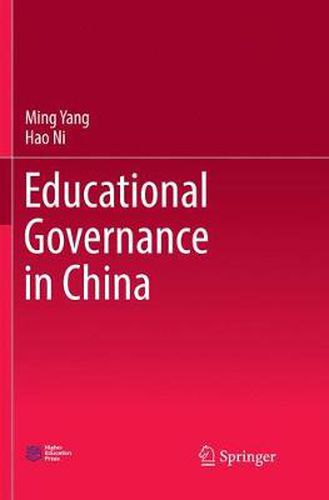 Cover image for Educational Governance in China