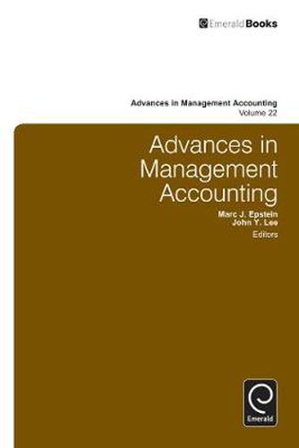 Cover image for Advances in Management Accounting