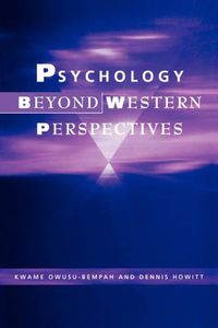 Cover image for Psychology Beyond Western Perspectives