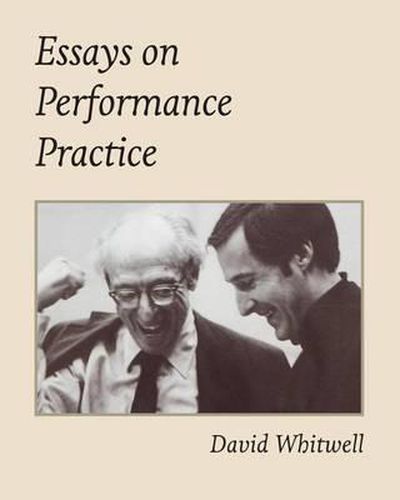 Cover image for Essays on Performance Practice