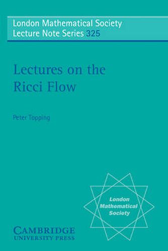 Cover image for Lectures on the Ricci Flow