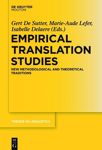 Cover image for Empirical Translation Studies: New Methodological and Theoretical Traditions