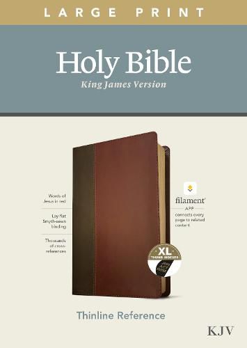Cover image for KJV Large Print Thinline Reference Bible, Filament Enabled E