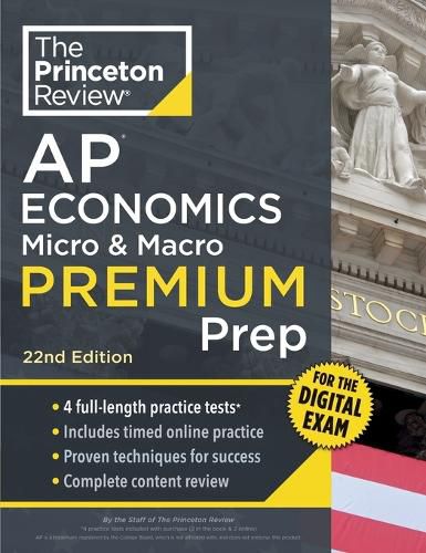 Cover image for Princeton Review AP Economics Micro & Macro Premium Prep, 22nd Edition