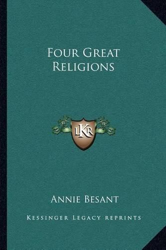 Cover image for Four Great Religions