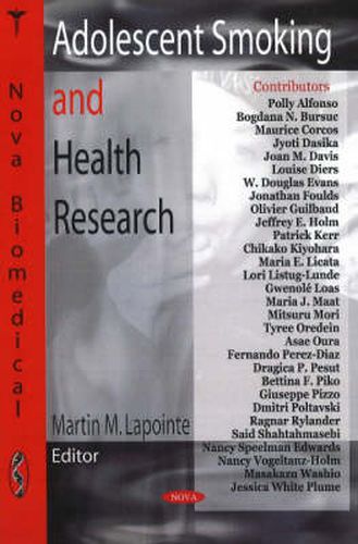 Cover image for Adolescent Smoking & Health Research