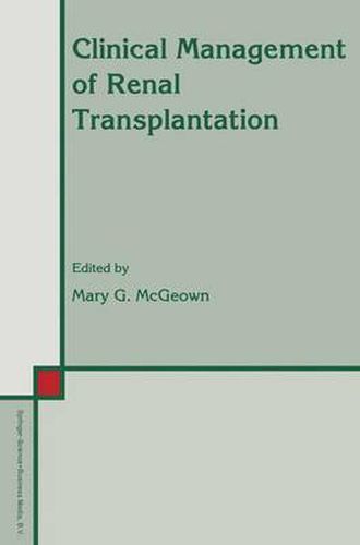 Cover image for Clinical Management of Renal Transplantation