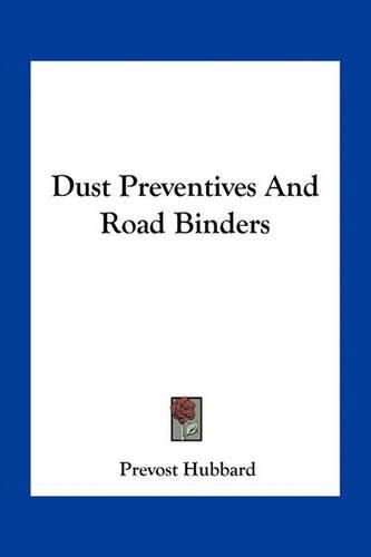 Cover image for Dust Preventives And Road Binders