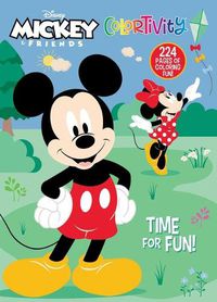 Cover image for Disney Mickey & Friends: Time for Fun!: Colortivity