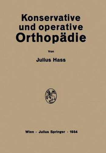 Cover image for Konservative Und Operative Orthopadie