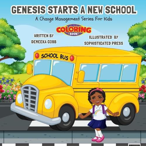 Cover image for Genesis Starts A New School Coloring Book