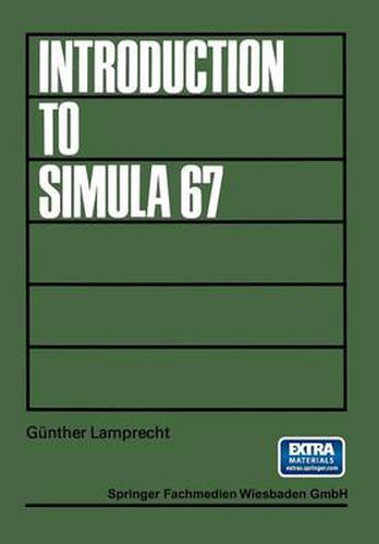 Cover image for Introduction to SIMULA 67