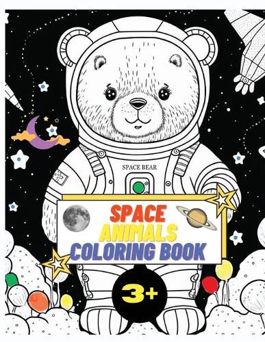 Cover image for Space Animals Coloring Book