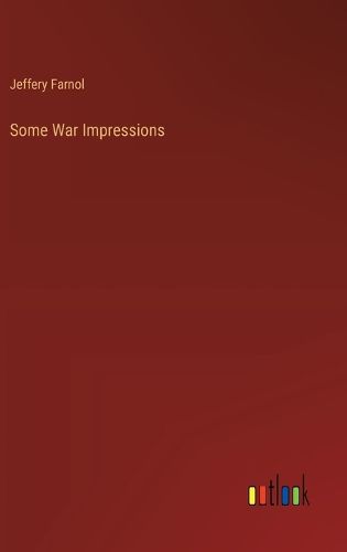 Cover image for Some War Impressions