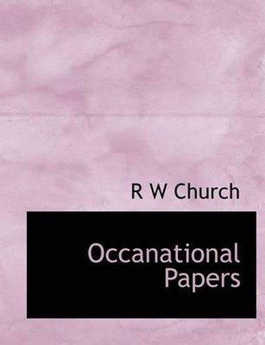 Cover image for Occanational Papers