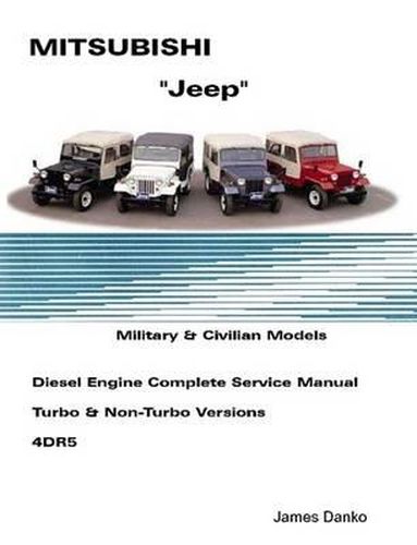 Cover image for Mistubishi  Jeep  Diesel English Service Manual 4DR5