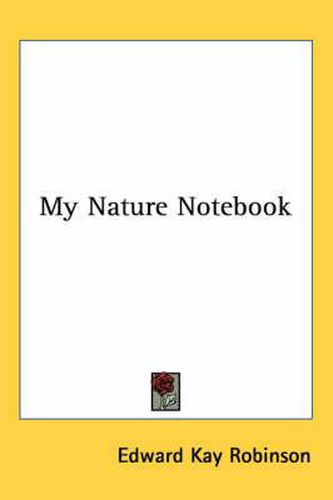 Cover image for My Nature Notebook