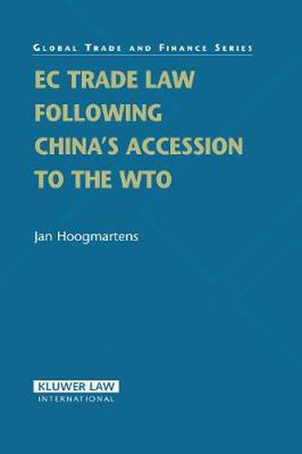 Cover image for EC Trade Law Following China's Accession to the WTO