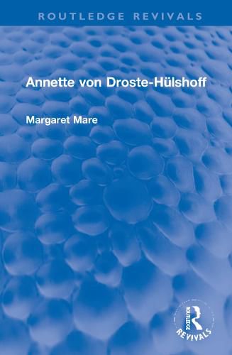 Annette von Droste-Hulshoff