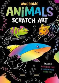 Cover image for Awesome Animals Scratch Art