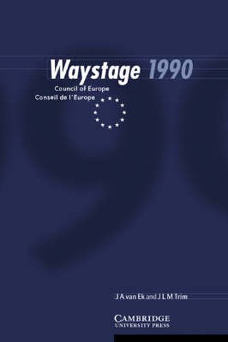 Cover image for Waystage 1990: Council of Europe Conseil de l'Europe