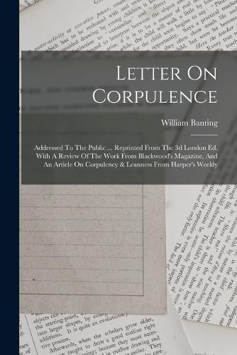 Cover image for Letter On Corpulence