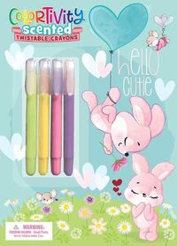 Cover image for Hello, Cutie: Colortivity with Scented Twist-Up Crayons