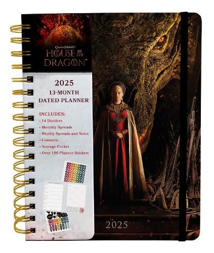 Cover image for 2025 House of the Dragon 13-Month Weekly Planner