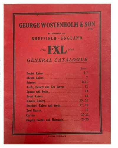 Wostenholm I*XL General Catalogue