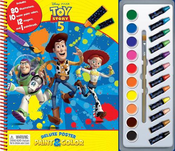 Cover image for Disney Toy Story (with 5) Deluxe Poster Paint & Color
