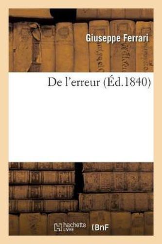 de l'Erreur