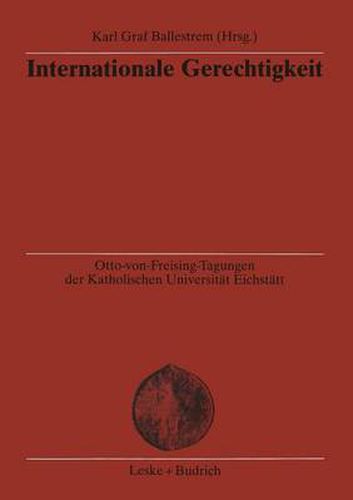 Cover image for Internationale Gerechtigkeit