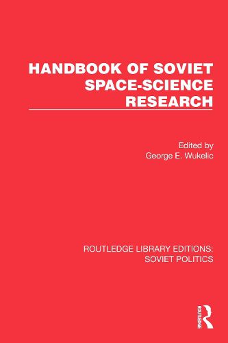 Cover image for Handbook of Soviet Space-Science Research