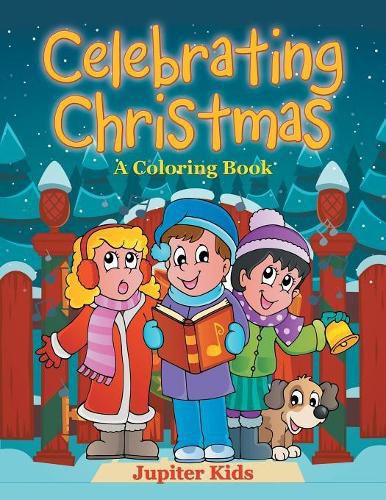 Cover image for Celebrating Christmas (A Coloring Book)