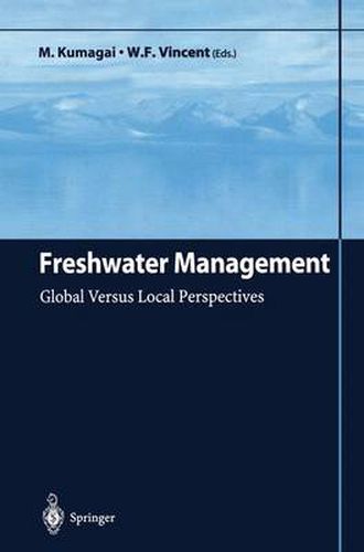 Cover image for Freshwater Management: Global Versus Local Perspectives