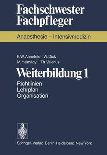 Cover image for Weiterbildung 1: Richtlinien. Lehrplan. Organisation