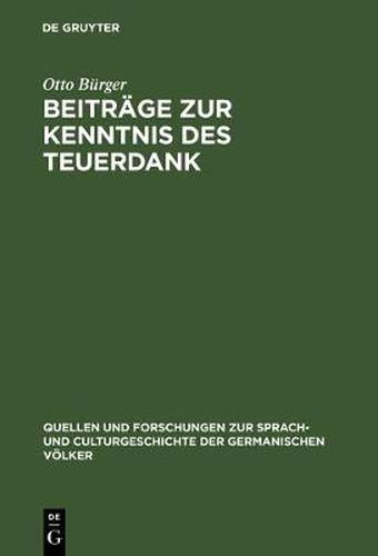 Cover image for Beitrage Zur Kenntnis Des Teuerdank