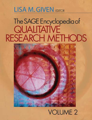 Cover image for The Sage Encyclopedia of Qualitative Research Methods