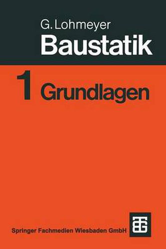 Cover image for Baustatik: Teil 1: Grundlagen